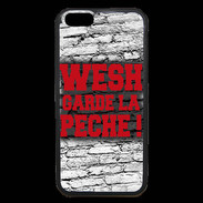 Coque iPhone 6 Premium Wesh garde la pèche Rouge
