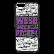 Coque iPhone 6 Premium Wesh garde la pèche Violet