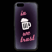 Coque iPhone 6 Premium In Beer We trust Rouge ZG
