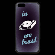 Coque iPhone 6 Premium In DJ We trust Bleu ZG