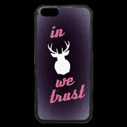 Coque iPhone 6 Premium In Elan We trust Rouge ZG