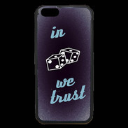 Coque iPhone 6 Premium In Gamble We trust Bleu ZG