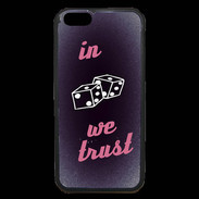 Coque iPhone 6 Premium In Gamble We trust Rouge ZG