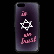 Coque iPhone 6 Premium In Judaïsme We trust Rouge ZG 