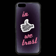 Coque iPhone 6 Premium In Like We trust Rouge ZG