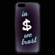 Coque iPhone 6 Premium In Money We trust Bleu ZG