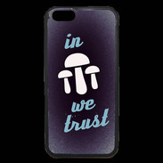 Coque iPhone 6 Premium In Mushrooms We trust Bleu ZG