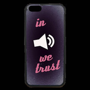 Coque iPhone 6 Premium In Music We trust Rouge ZG