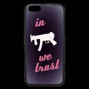 Coque iPhone 6 Premium In Uzi We trust Rouge ZG