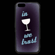 Coque iPhone 6 Premium In Wine We trust Bleu ZG