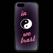 Coque iPhone 6 Premium In Zen We trust Rouge ZG