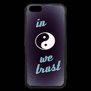 Coque iPhone 6 Premium In Zen We trust Bleu ZG