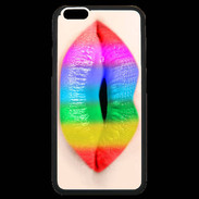 Coque iPhone 6 Plus Premium Bouche Arc en Ciel