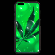 Coque iPhone 6 Plus Premium Cannabis Effet bulle verte