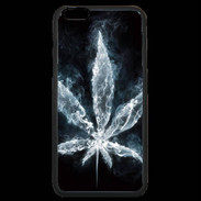 Coque iPhone 6 Plus Premium Feuille de cannabis en fumée
