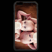 Coque iPhone 6 Plus Premium Bébés avec biberons