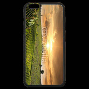 Coque iPhone 6 Plus Premium Couché de soleil sur champs de vignes