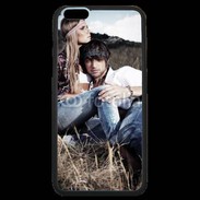 Coque iPhone 6 Plus Premium Hippie amoureux et tranquile