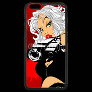 Coque iPhone 6 Plus Premium Femme blonde tueuse 50