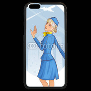 Coque iPhone 6 Plus Premium Hôtesse de l'air 6