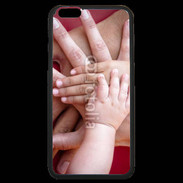 Coque iPhone 6 Plus Premium Famille main dans la main