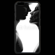 Coque iPhone 6 Plus Premium Couple d'amoureux en noir et blanc