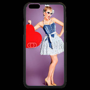 Coque iPhone 6 Plus Premium femme glamour coeur style betty boop