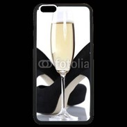 Coque iPhone 6 Plus Premium coupe de champagne talons aiguilles 