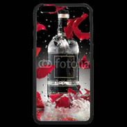 Coque iPhone 6 Plus Premium Bouteille alcool pétales de rose glamour