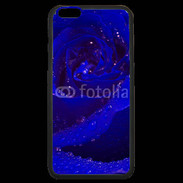 Coque iPhone 6 Plus Premium Fleur rose bleue