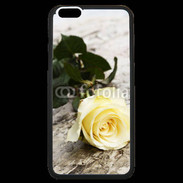 Coque iPhone 6 Plus Premium Belle rose Jaune 50