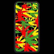 Coque iPhone 6 Plus Premium Fond de cannabis coloré