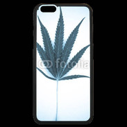 Coque iPhone 6 Plus Premium Marijuana en bleu et blanc