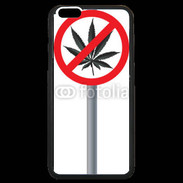 Coque iPhone 6 Plus Premium Cannabis interdit