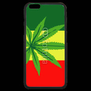 Coque iPhone 6 Plus Premium Drapeau reggae cannabis