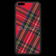 Coque iPhone 6 Plus Premium Mode tissus écossais rouge