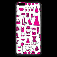 Coque iPhone 6 Plus Premium Fond fashion rose