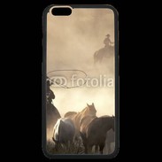 Coque iPhone 6 Plus Premium Cowboys et chevaux