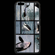 Coque iPhone 6 Plus Premium Orque noir et blanc