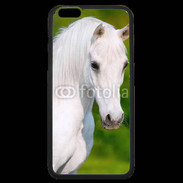 Coque iPhone 6 Plus Premium Portrait cheval blanc 10