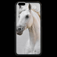 Coque iPhone 6 Plus Premium Portrait cheval blanc 11