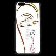 Coque iPhone 6 Plus Premium Illustration cheval 5