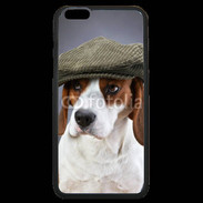 Coque iPhone 6 Plus Premium Beagle avec casquette