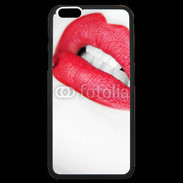 Coque iPhone 6 Plus Premium bouche sexy rouge à lèvre gloss crayon contour
