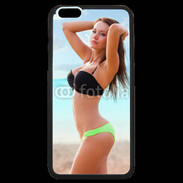 Coque iPhone 6 Plus Premium Belle femme à la plage 10