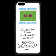 Coque iPhone 6 Plus Premium 1 point bonus offensif-défensif Blanc