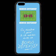 Coque iPhone 6 Plus Premium 1 point bonus offensif-défensif Bleu