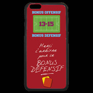Coque iPhone 6 Plus Premium Merci l'arbitre Bonus offensif-défensif Rouge