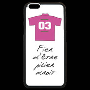 Coque iPhone 6 Plus Premium Pilier droit Bonus offensif-défensif Blanc