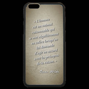Coque iPhone 6 Plus Premium Homme animal Sepia Citation Oscar Wilde